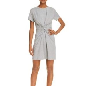 Theory NWT Heather Grey Mini Shirt Dress    Size M